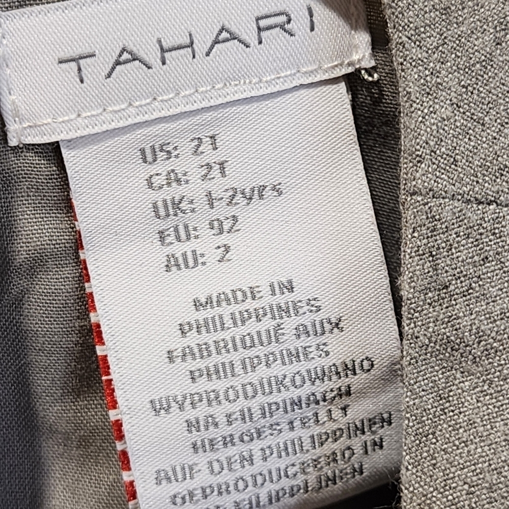 TAHARI  gray Baby girls dress size 2t - Picture 2 of 14
